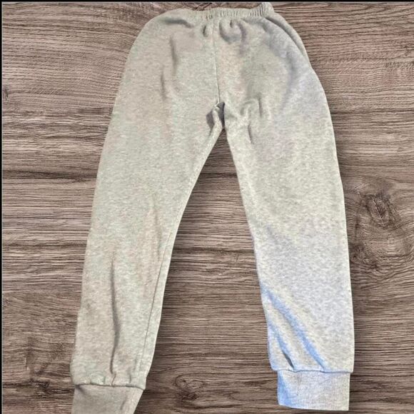Smiley Face Sweatpants Lounge Pants Gray Comfy Casual - Picture 3 of 4